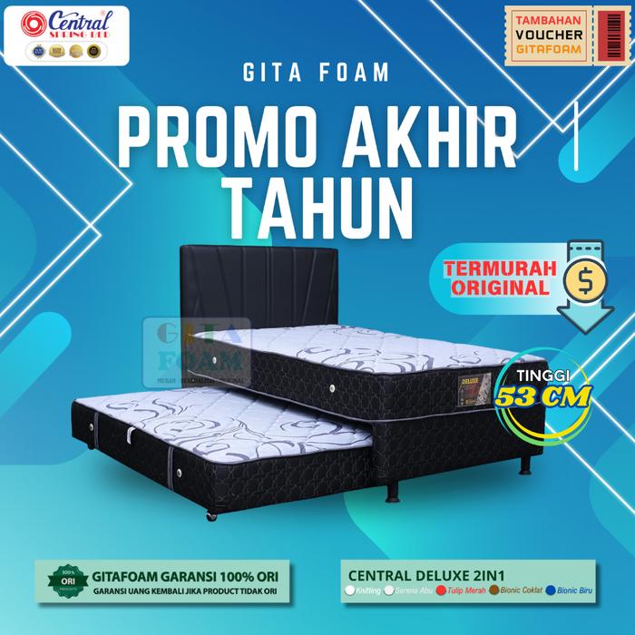 KASUR SPRINGBED SORONG CENTRAL DELUXE 2in1 - ORIGINAL 100%