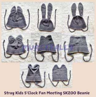 Stray Kids 5'Clock Fan Meeting SKZOO Beanie - Official