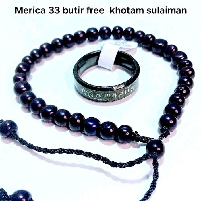 Gelang Kaoka Kaokah Merica dewasa & Cincin Titanium khotam rajah sulaiman premium harga sepaket Brac