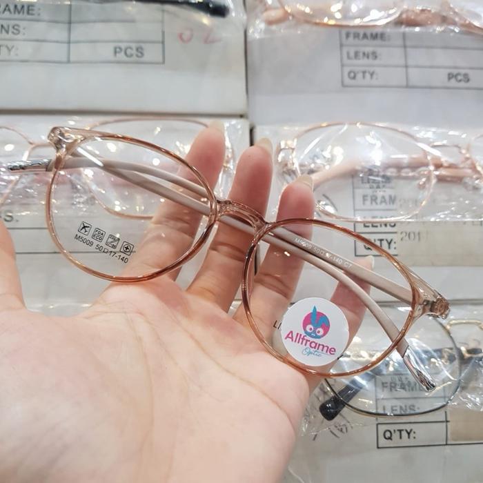 KACAMATA OVAL ELASTIS LENTUR KODE M5009 ANTI RADIASI BLUERAY