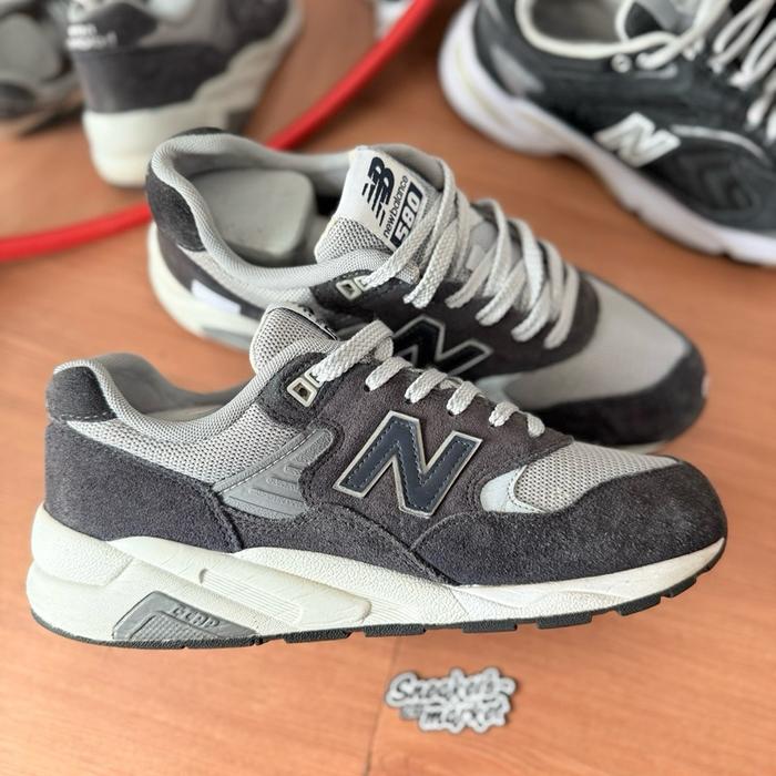 New Balance 580 Dark Grey Original Murah - Sneakers second market