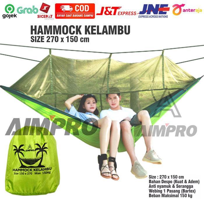 Eiger - Hammock Kelambu - Tempat Tidur Ayunan Gantung Kelambu- Hamock