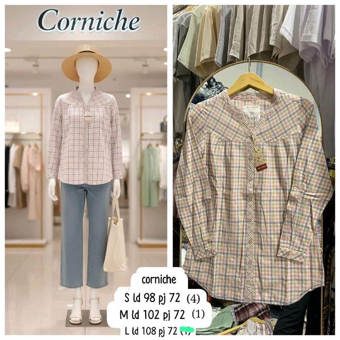 ATASAN BLOUSE KEMEJA CORNICHE