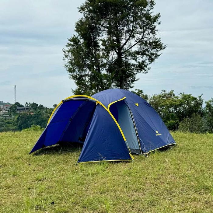 TENDA CAMPING WILDSHELL MANDALA 4 MANDALA 6 PRO KAPASITAS 6-8 ORANG DOUBLE LAYER CAMPING KELUARGA PI