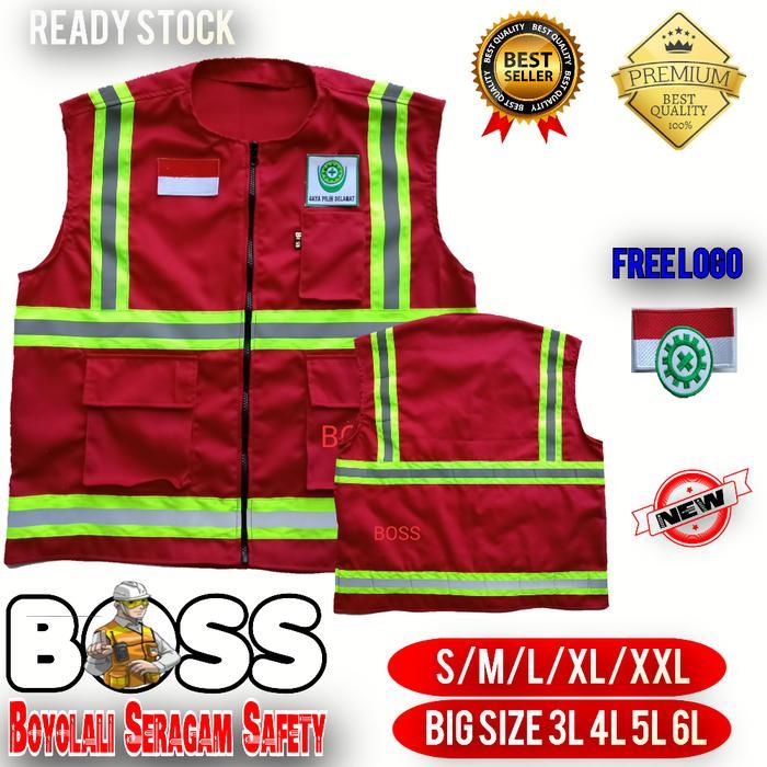 Rompi Safety Proyek Size 5Xl/Rompi Kerja/Rompi Murah Berkualitas