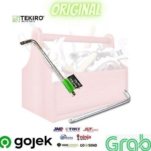 TEKIRO OFFSET HANDLE GAGANG KUNCI SOCK L 1/2” x 10” - TEKIRO GAGANG HANDLE MATA SOK TEKIRO