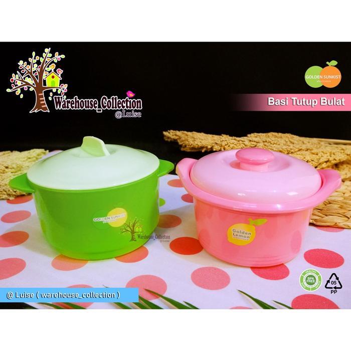 MANGKOK TUTUP/BASI BULAT KECIL DENGAN TUTUP / TEMPAT SAYUR KECIL /TEMPAT MAKANAN
