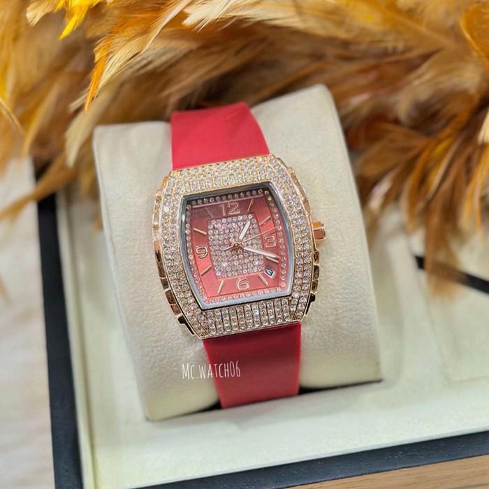 ( BEST SELLER ) JAM TANGAN WANITA FASHION R MILLE FULL DIAMOND ( BISA COD )