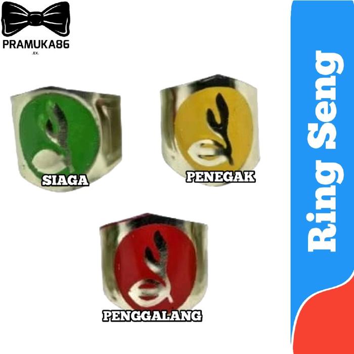 Kolong Kacu seng / Ring Hasduk Seng / Ring Kolong Kacu Hasduk Pramuka Bahan Seng