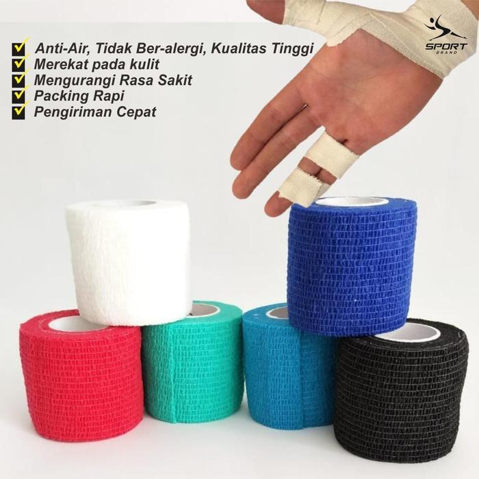 KINESIOLOGI ( ORI ) Plaster Plester Kinesio Tape Tapping Taping 4,5 m x 5 cm Kinesiology Perban Pita