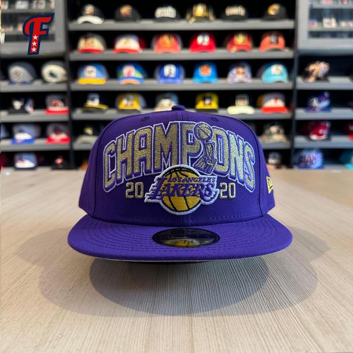 Topi New Era NBA LA Lakers Champions 2020 59Fifty Fitted Hat Original