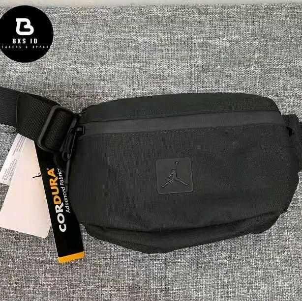 Air Jordan Cordura Franchise Waist Bag Black / Tas Dijamin Original