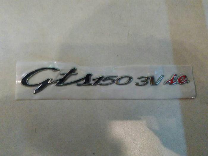 Emblem Vespa "GTS 150 3V ie" OSEAN