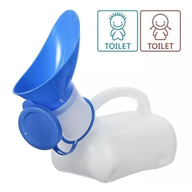 Portable Urinal Bottle Travel Potty Pria Wanita 1L - Y1000