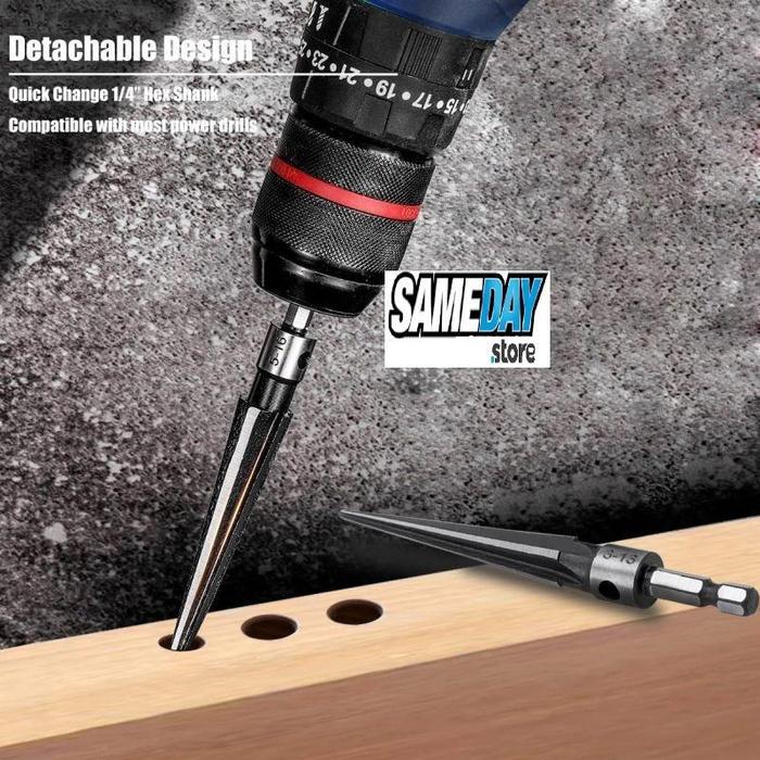 Hand Taper Reamer Mata Bor Pembesar Lubang Countersink