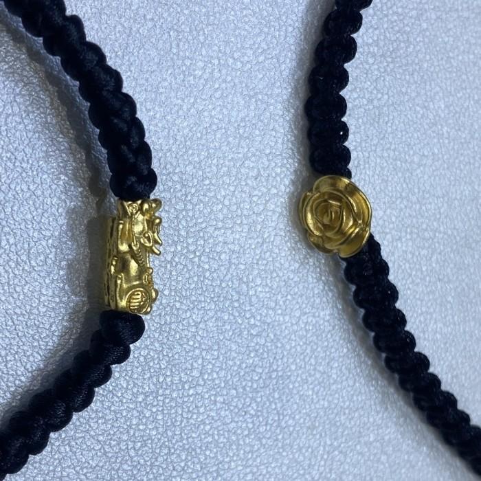 GELANG TALI BUNGA EMAS 999% 24KARAT PIXIU