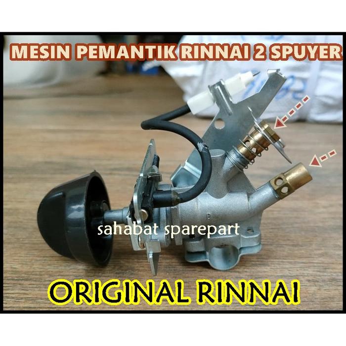 Mesin Pemantik Kompor Gas Rinnai 2 Spuyer Original