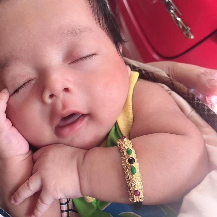 Gelang Uli Anak Bayi Alpaka Lapis Emas Pasti Ori