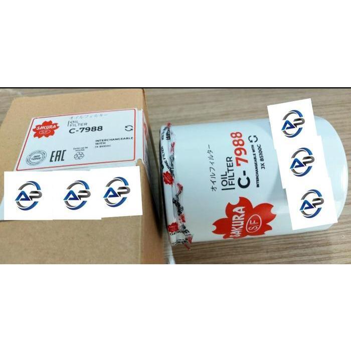 SAKURA C-7988 C7988 C 7988 OIL FILTER JX 85100C JX85100C JX-85100C T1