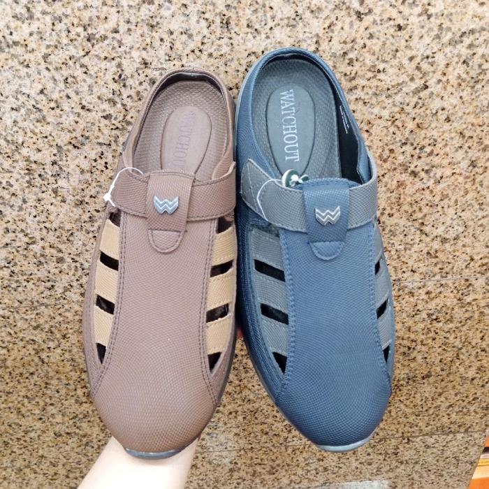 Sepatu Sandal Selop Pria WATCHOUT MEN Shoes Orii MATAHARI Nyaman empuk ringan Sendal Kasual