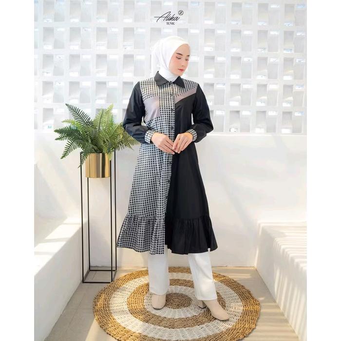 ALIKA TUNIK TERBARU BESTSELLER BY ZALIFA BISA COD