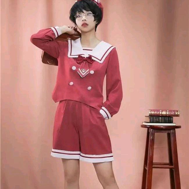 Setelan Seifuku Lolita Ouji Sailor Baju Wanita