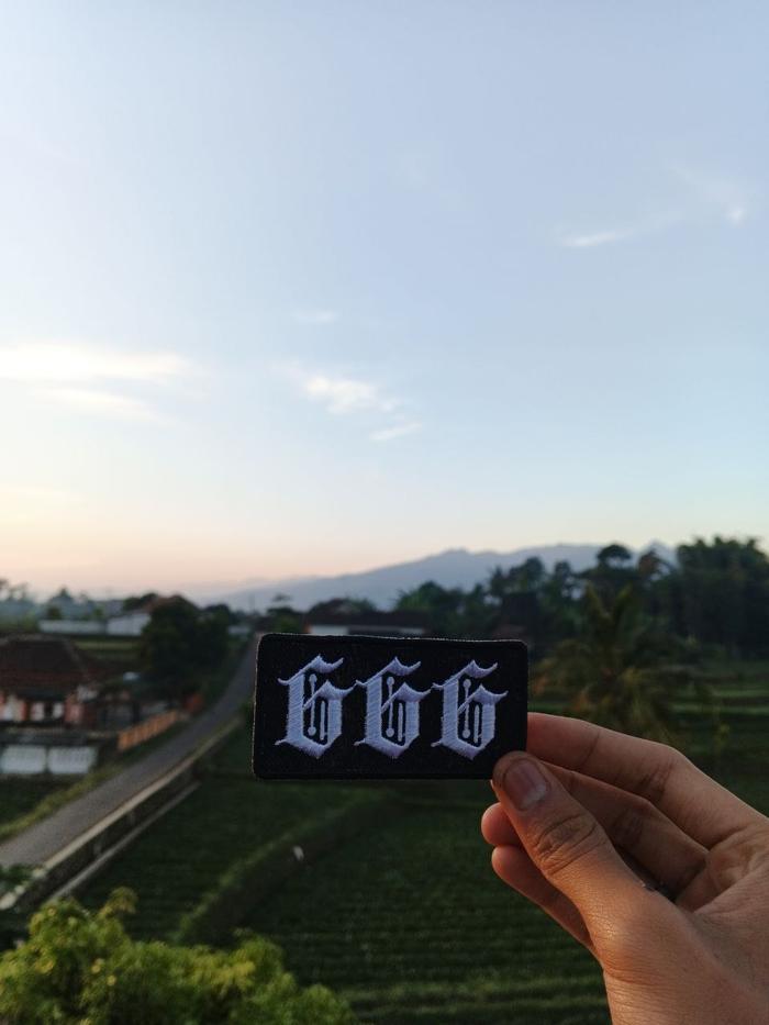 BORDIR PATCH-666 SATANIC-CMHEMBROIDERY