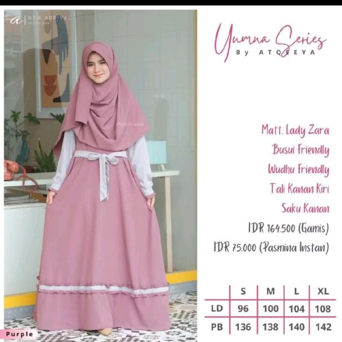 Gamis Terbaru Atqeeya Yumna Series