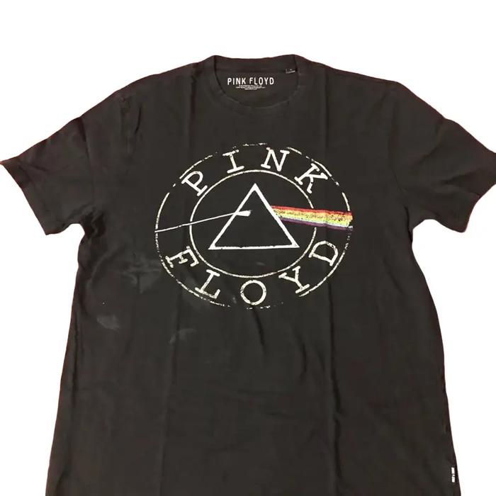 pink floyd t-shirt band black