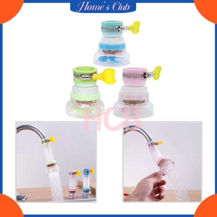 HCB Sambungan Kran Air / Sambungan Kran Air Flexible Filter Air Anti Splash / Kipas Kincir Putar / A