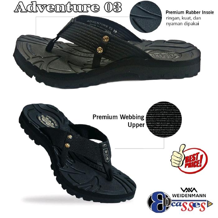 sandal gunung weidenmann pria wanita sandal jepit weidenmann