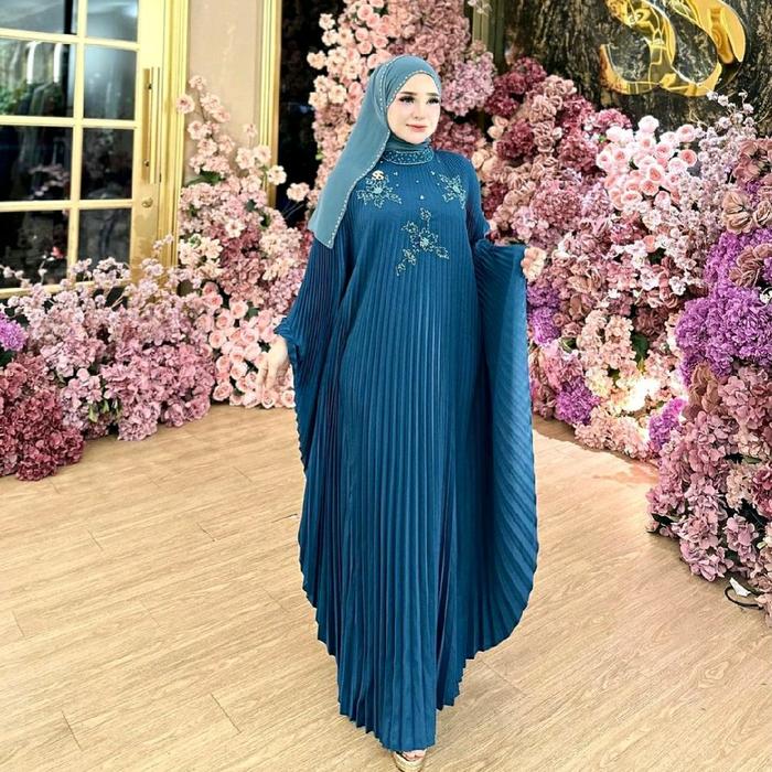 GAMIS KAFTAN PLISKET ORI BY SHELLASAUKIA