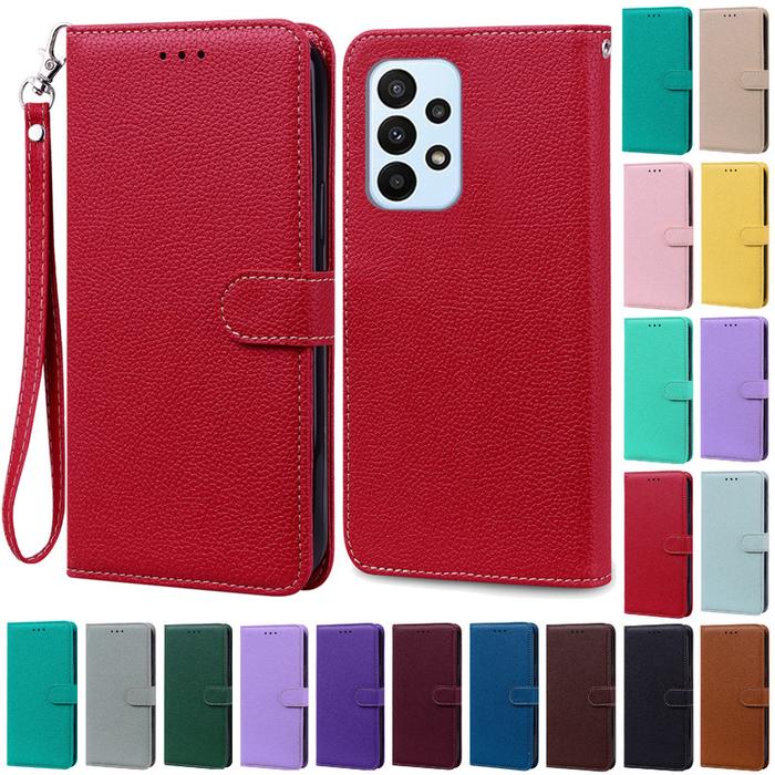 A23 Case For Samsung Galaxy A23 Case 2022 Luxury Leather Wallet Flip