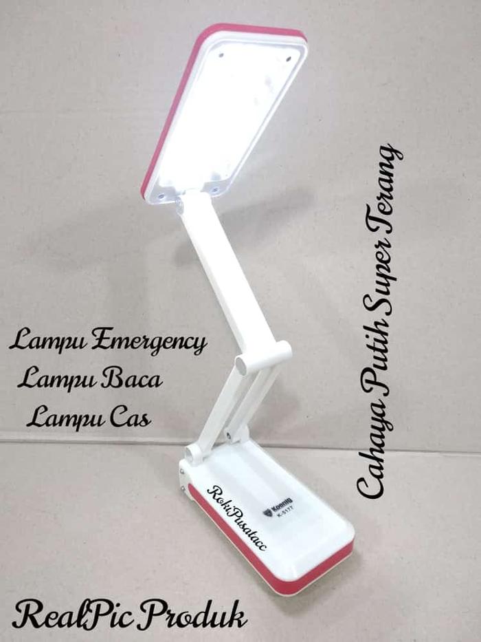 Lampu Meja Belajar Lipat / Lampu Baca Unik dan Imut Bisa Di Cas