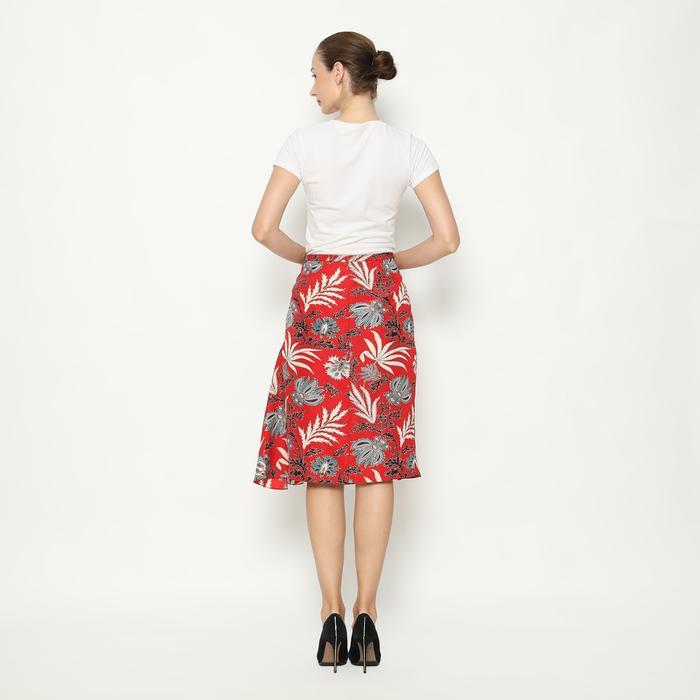 Lyne Halim Skirt Batik Suplir, Merah 3267