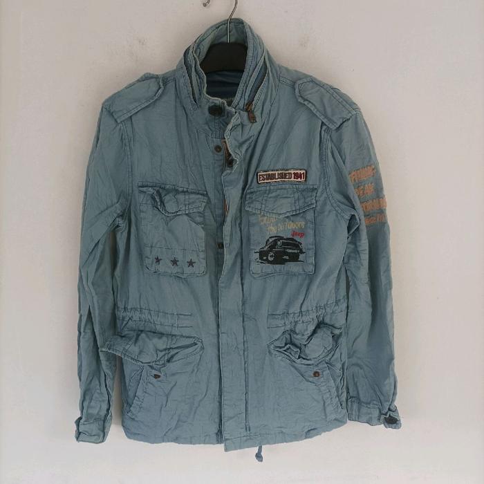 JEEP ORIGINAL JAKET PARKA CASUAL PRIA SECOND SIZE S J049