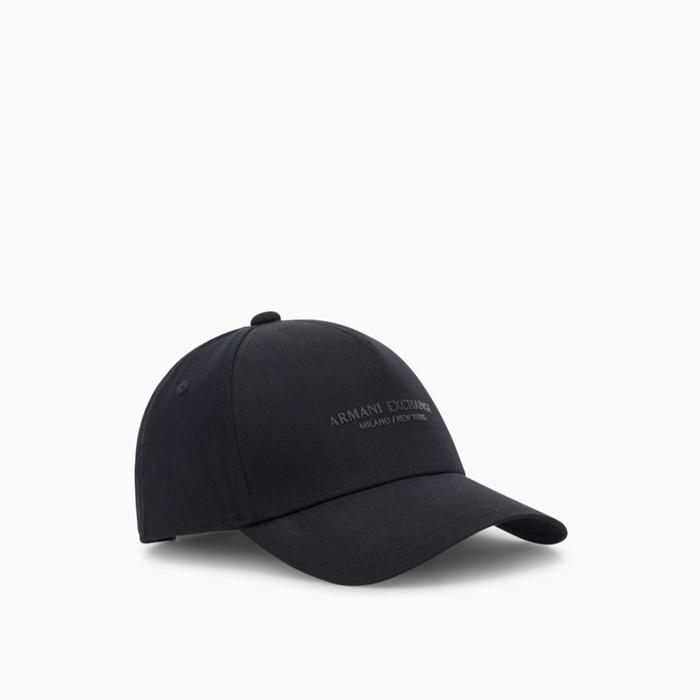 TOPI HAT AX ARMANI EXCHANGE LOGO VISOR NAVY ORIGINAL AUTHENTIC