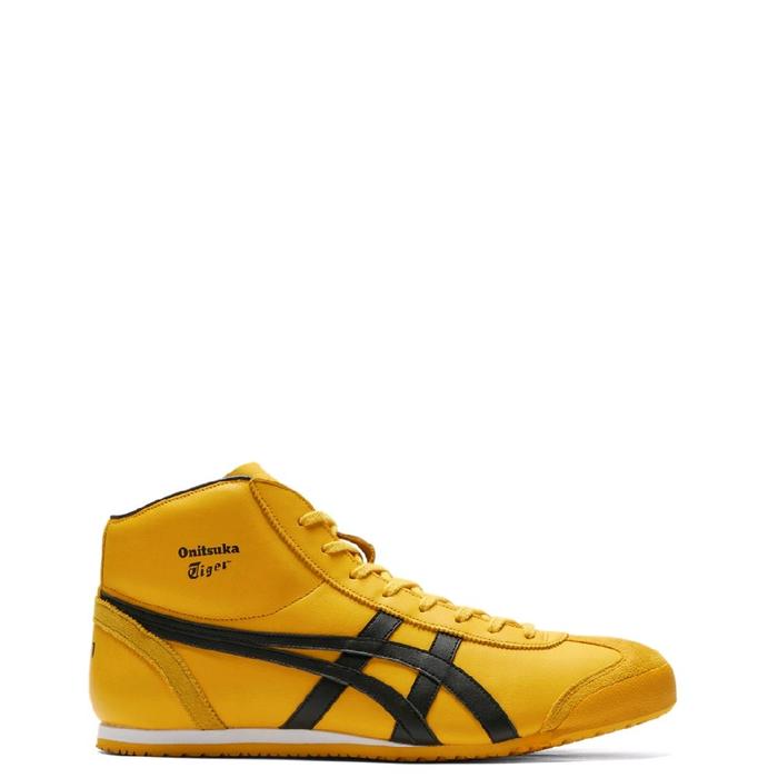 Sepatu Onitsuka Tiger Mexico Mid Runner Yellow Black Unisex Original