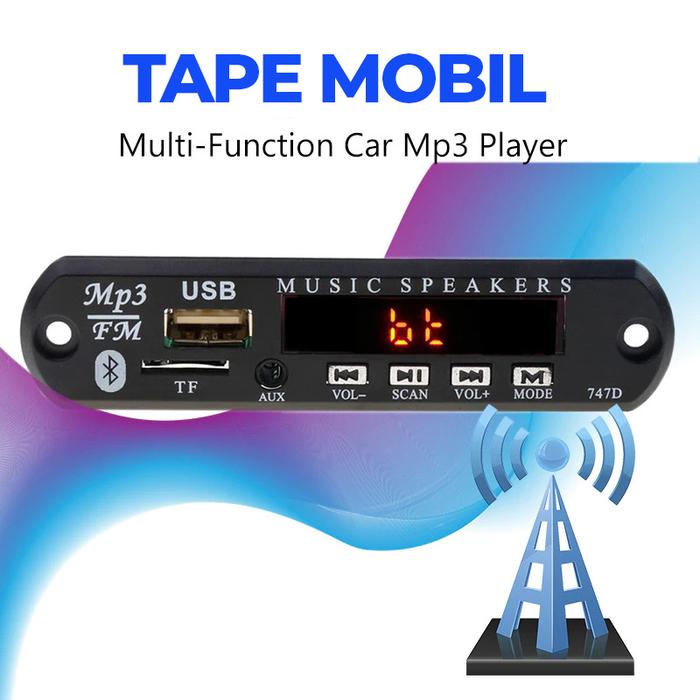 Mtos Mall | Audio Bluetooth Mobil | Receiver MP3 Mobil | Adapter Bluetooth 12V