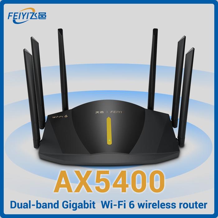 FEIYI AX5400 Mesh System Router 5400Mbps WiFi 6 4K QAM 160MHz High