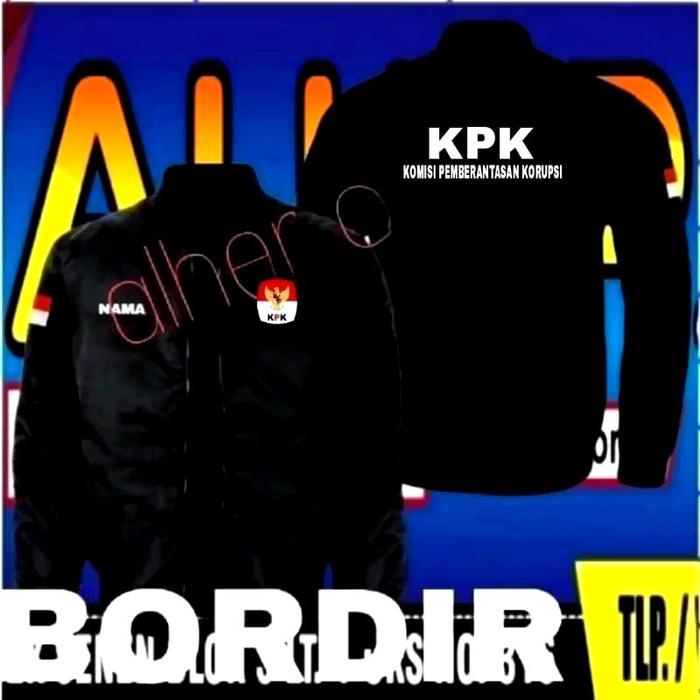 terbaru Jaket bordir KPK jaket KPK jaket bomber KPK jaket kerja KPK jaket seragam KPK jaket komisi p