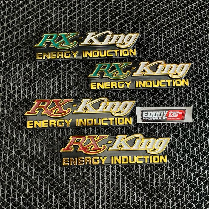 EMBLEM BOX AKI RX KING COBRA RX KING MASTER TERBAIK - LOGO RX KING DI BOX AKI RX KING MASTER 1984 - 