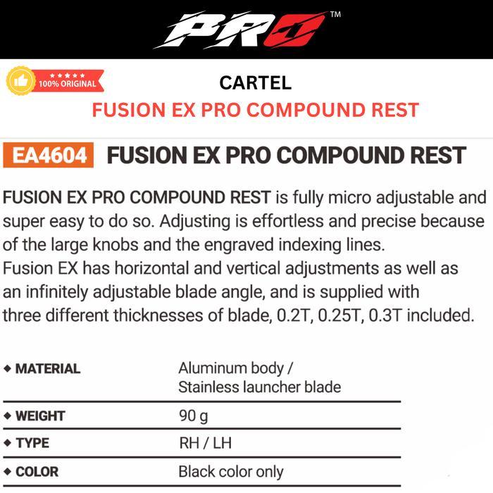 COMPOUND ARROW REST | EPIC / CARTEL FUSION EX PRO COMPOUND REST | KOREA | REST ANAK PANAH BUSUR COMP