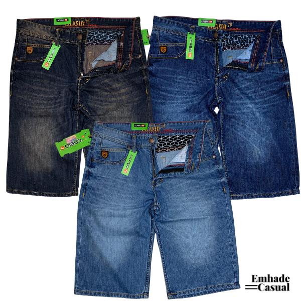[PENDEK LICASIO79] CELANA JEANS PENDEK LICASIO79 DENIM PREMIUM