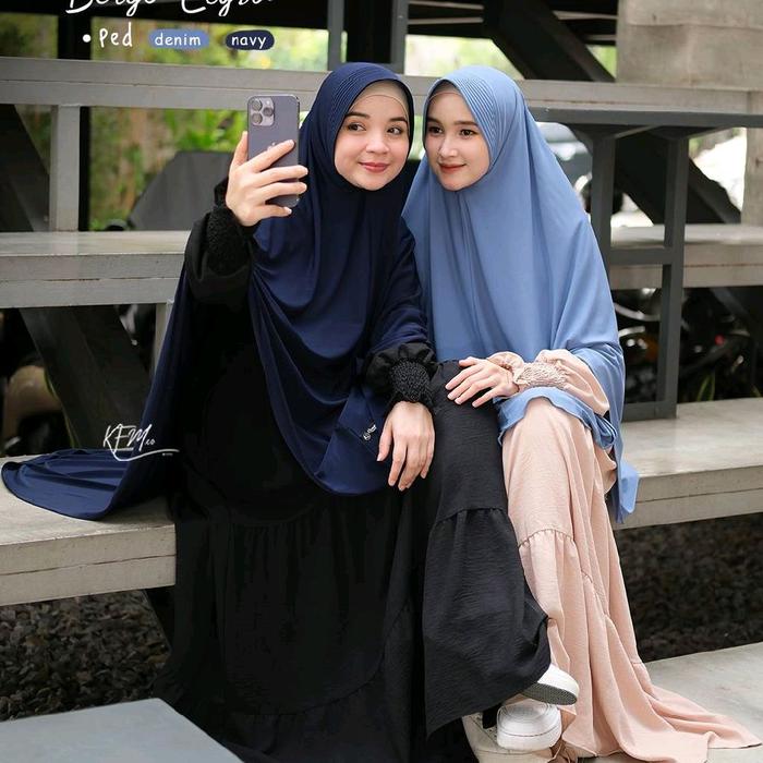 Bergo Elysa By Khumaira syar'i/Khimar syar'i/Bergo syar'i
