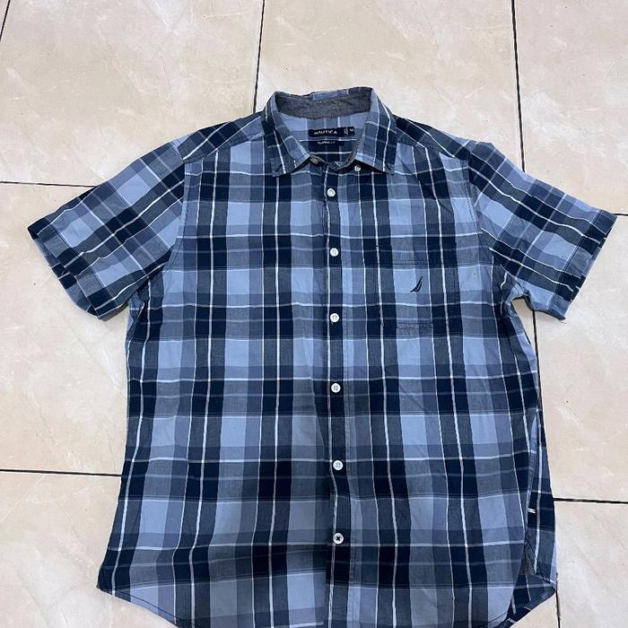 KEMEJA PENDEK NAUTICA ORIGINAL L