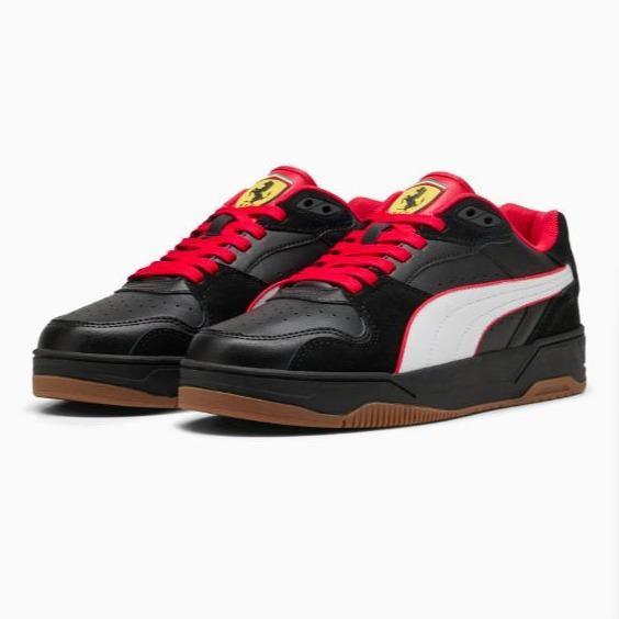 sale Sepatu Kasual Unisex Puma Ferrari RBD Break Low Warna PUMA Black-PUMA White - 308912 01