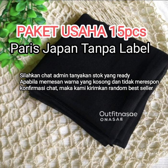 Onasae Paket Usaha Hijab Paris Japan Tanpa Label Pasti
