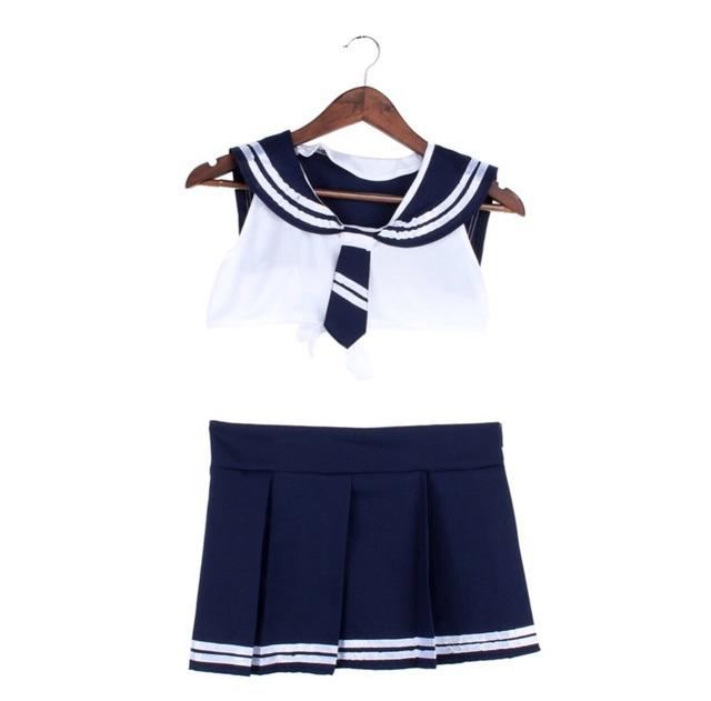Lingerie Kostum Seksi Cosplay SMA High School