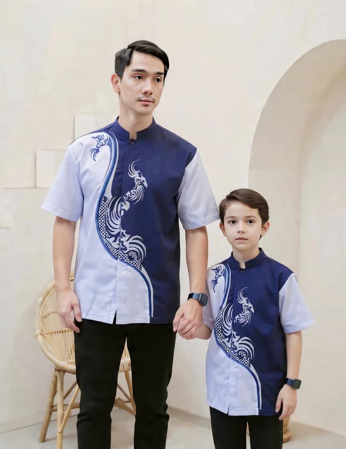 Baju Koko Anak Model Hadroh Putih Muslim Pendek set el Regular Fit Material Premium Cotton Size 16-1